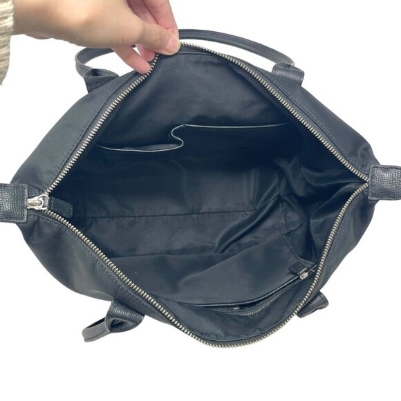 Dragana Le Pliage Black Long Handle Shopping Tote Bag - Picture 9 of 10